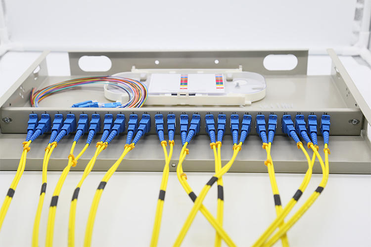 Hộp phối quang ODF 24FO gắn rack Unirack Hộp phối quang ODF 24FO gắn rack Unirack