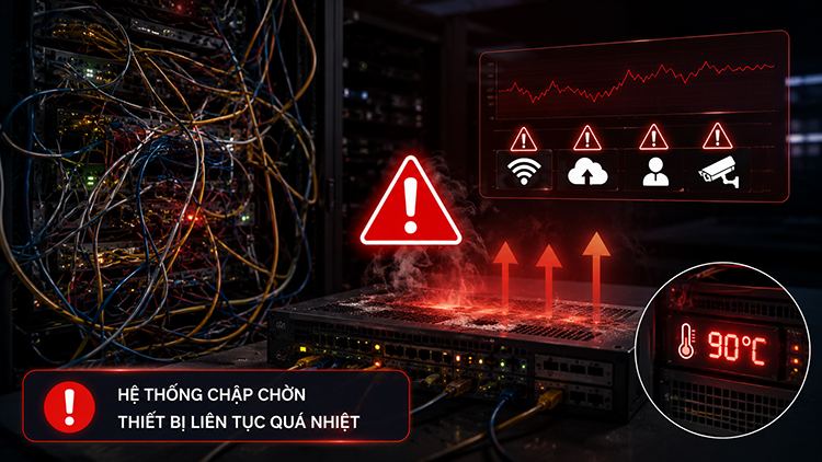 Hệ thống chập chờn, thiết bị liên tục quá nhiệt