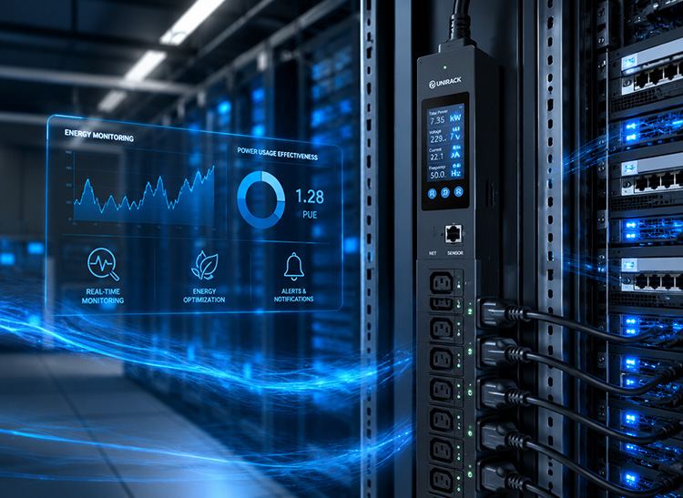 Quản lý năng lượng chủ động bằng thanh nguồn thông minh (Smart PDU)
