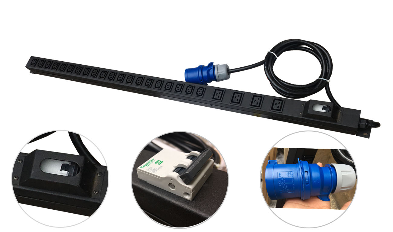 Thanh quản lý nguồn PDU 24 Unirack Thanh quản lý nguồn PDU 24 Unirack