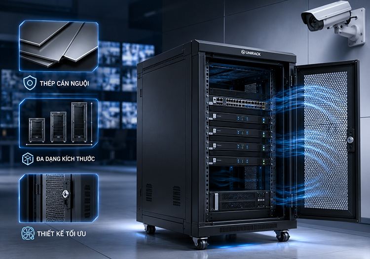 Tiêu chí lựa chọn tủ rack cho hệ thống CCTV