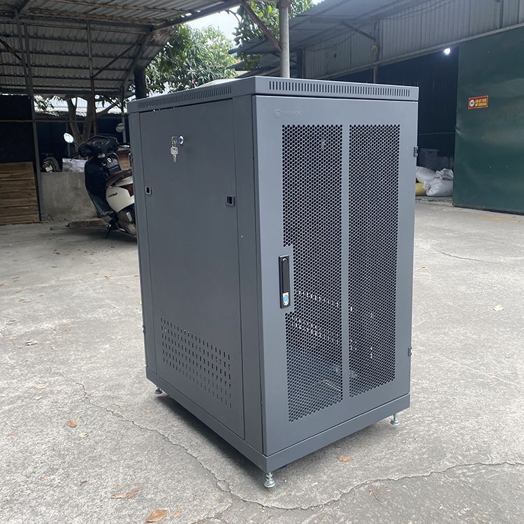 Tủ rack 20U D800, 2 cửa lưới hãng Unirack