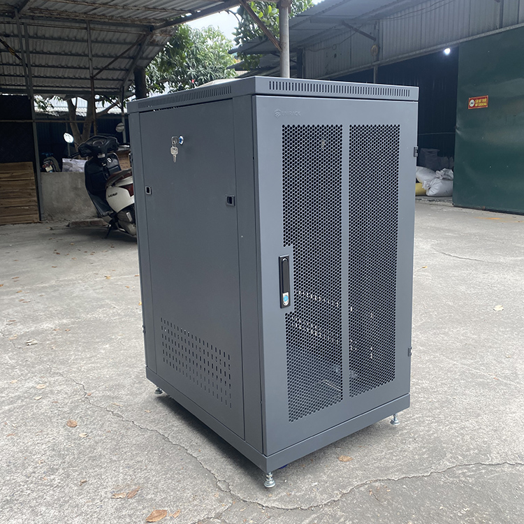 Tủ rack 20U D800 Unirack 2 cửa lưới