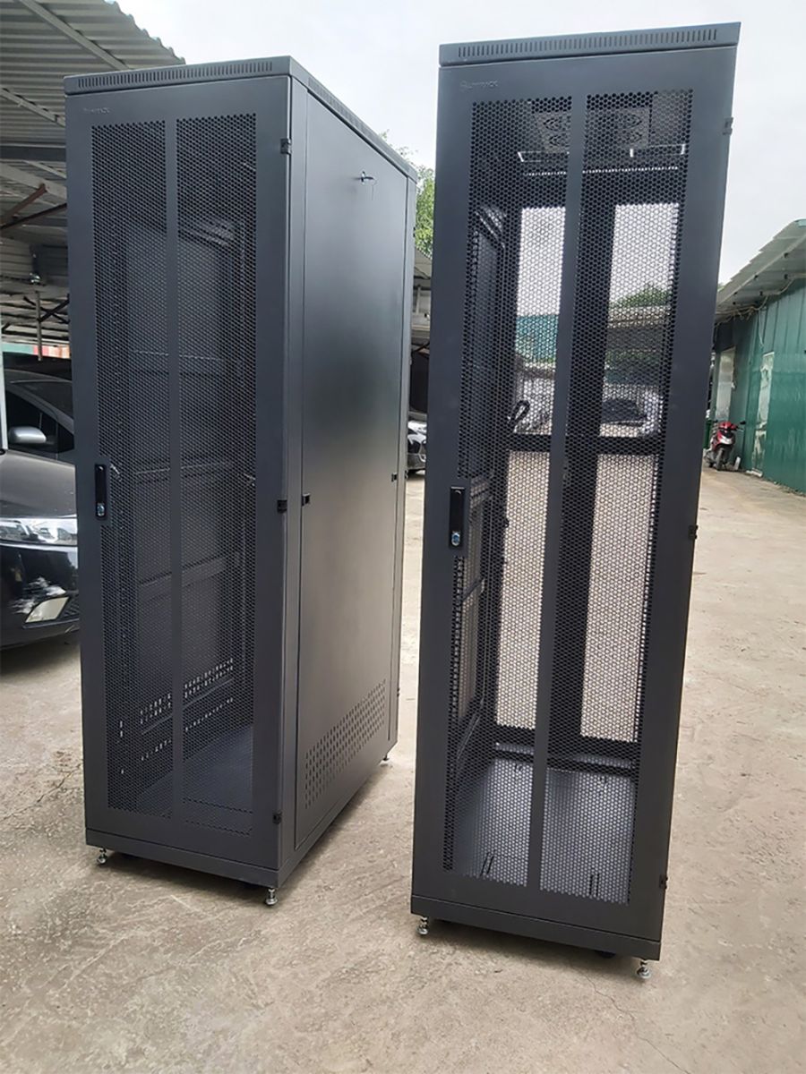 Tủ rack 42U D1000, Tủ mạng 42U D1000, UNR-42UD1000-2CL Tủ rack 42U D1000, Tủ mạng 42U D1000, UNR-42UD1000-2CL