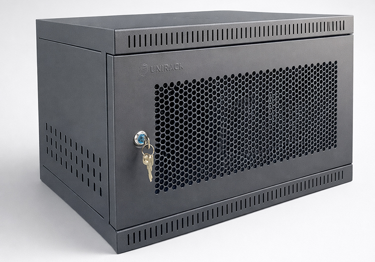 Tủ rack 6U treo tường Unirack, Tủ rack cho văn phòng nhỏ Tủ rack 6U treo tường Unirack, Tủ rack cho văn phòng nhỏ