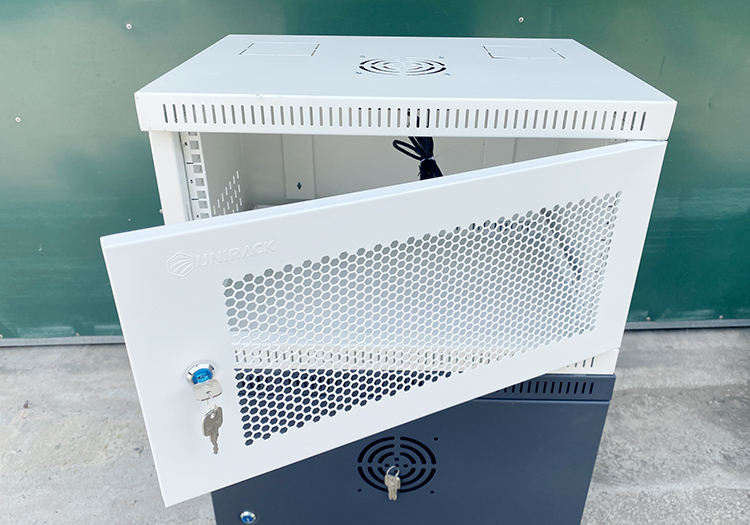 Tủ rack treo tường 6U Unirack màu trắng