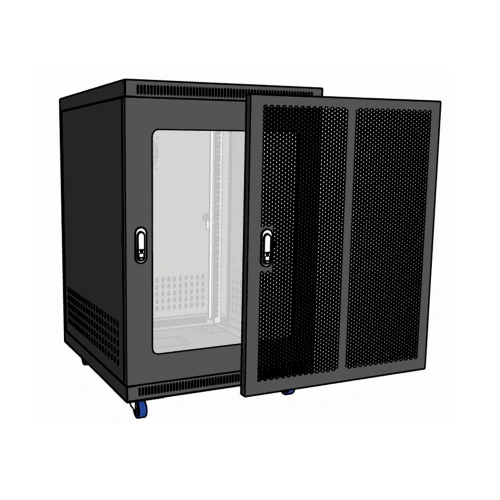 Tủ rack 15U D600 Màu đen