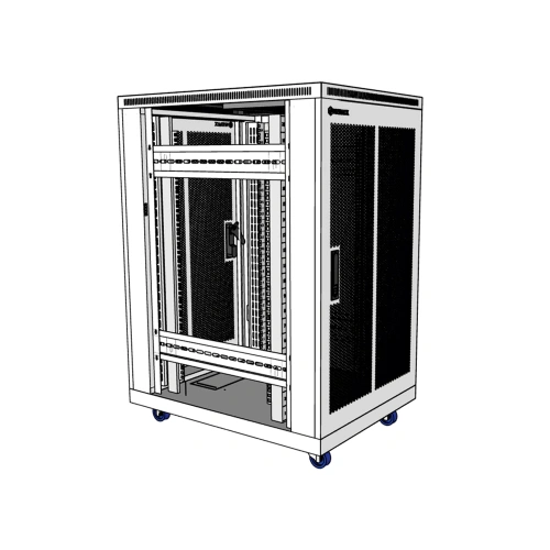 Tủ rack 20U D800 Màu trắng