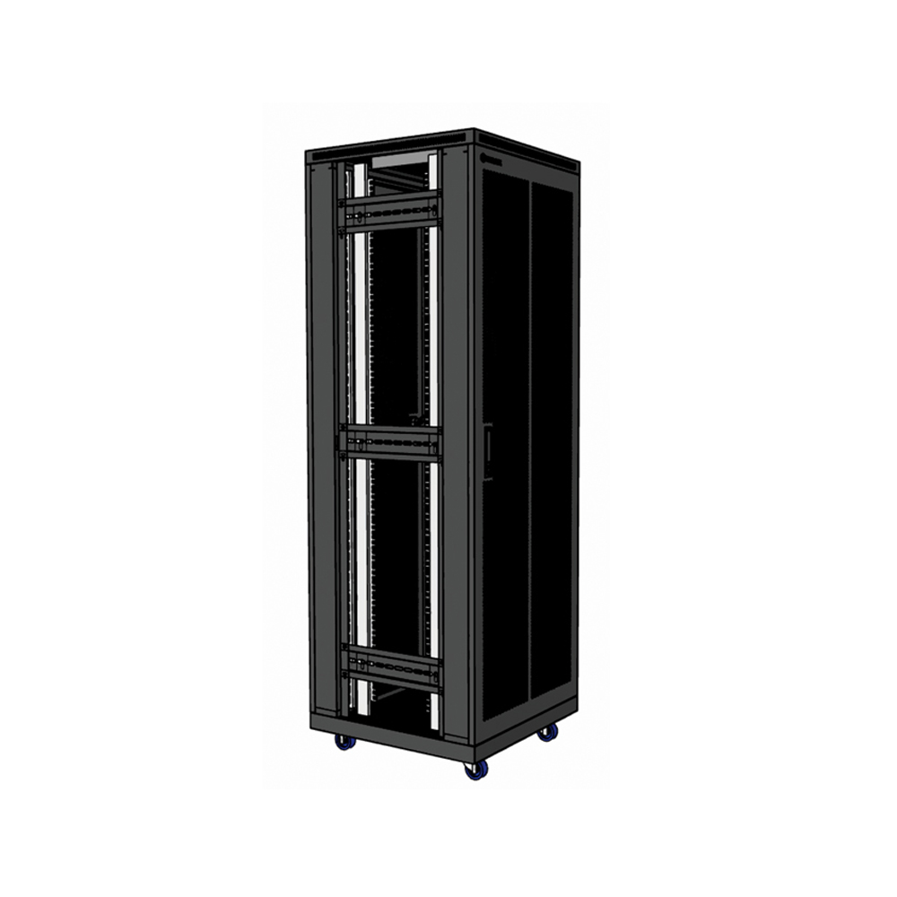 Tủ rack 36U D600 màu đen cửa lưới Unirack