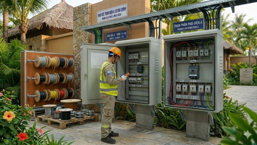 Tủ điện cho khu nghỉ dưỡng