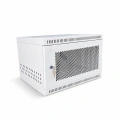 Tủ rack 6U D400 màu trắng cửa lưới