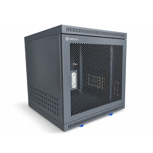 Tủ rack 10U D500 Màu đen Cửa lưới