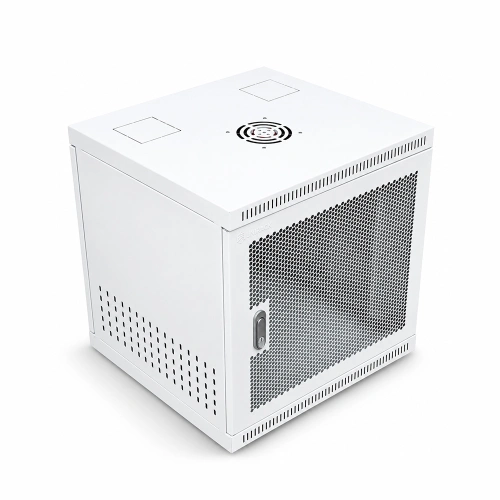 Tủ rack 10U D500 Màu Trắng Cửa lưới