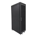 Tủ rack U-Series 36U W600 D800 – cửa lưới tổ ong nguyên cánh, nắp hông hai phần