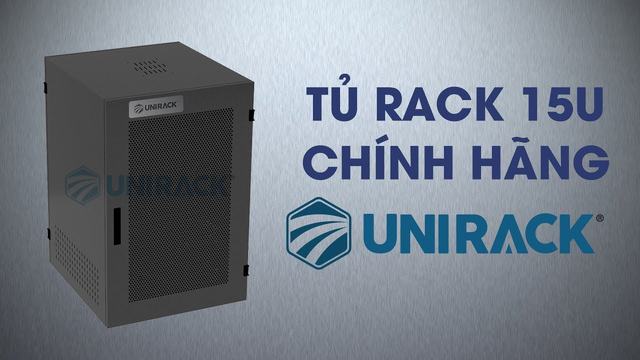 Tủ rack 15U thương hiệu Unirack Việt Nam